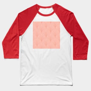 Blush Scale Pattern Baseball T-Shirt